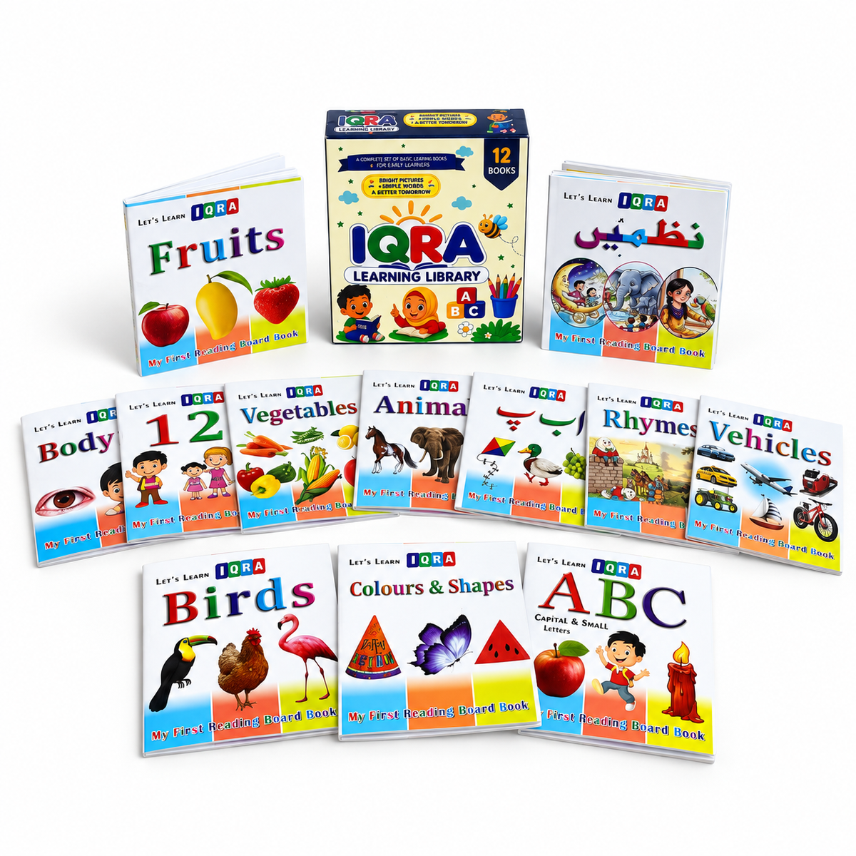 My Learning Library - Complete 12 Board Books Set