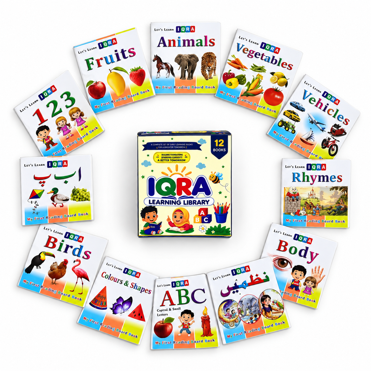 My Learning Library - Complete 12 Board Books Set
