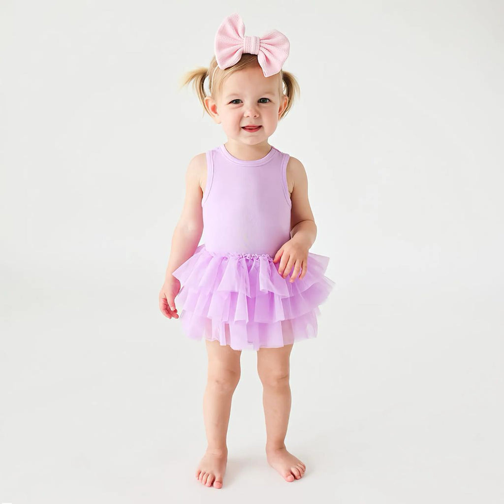 Lavender Tutu Baby Dress