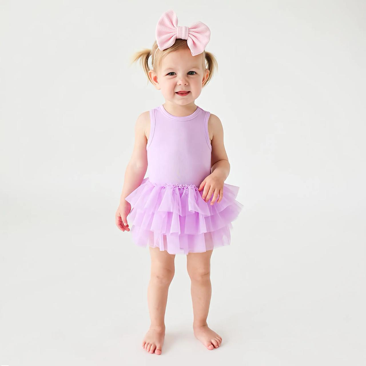 Lavender Tutu Baby Dress