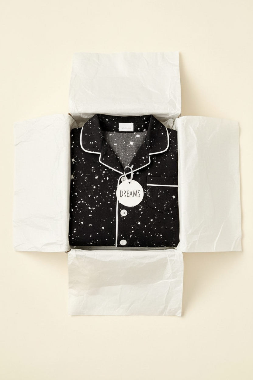 Galaxy Stars Kids Night Suit - Studio Shot 1