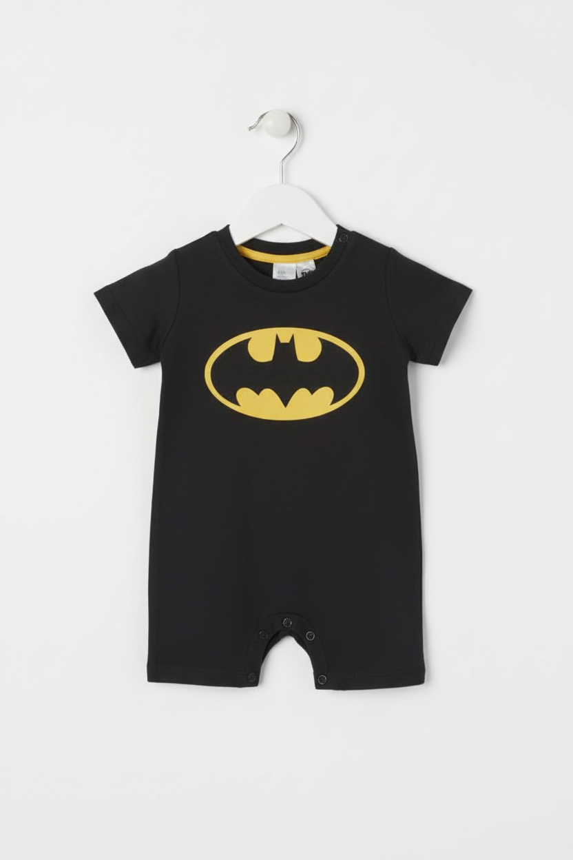 Batman Baby Romper - Studio Shot 1