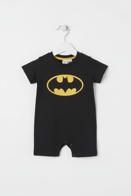Batman Baby Romper - Studio Shot 1