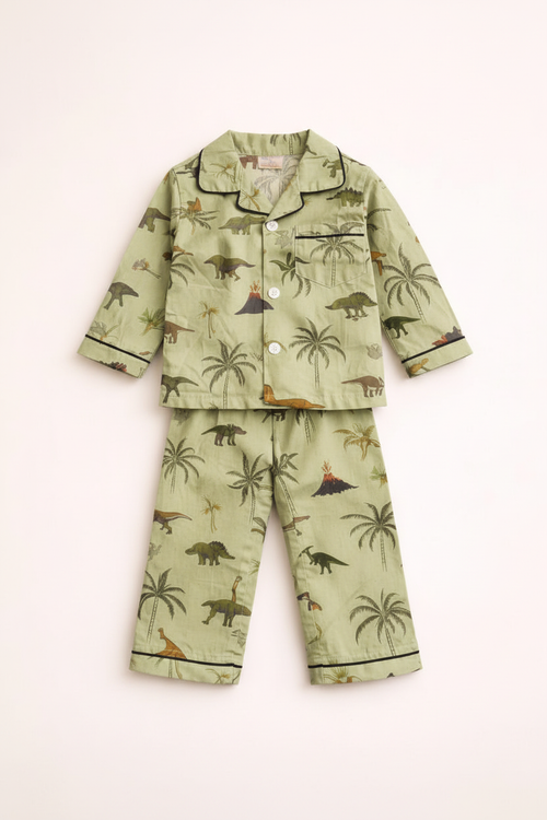 Dinosaur Era Kids Night Suit - Studio Shot 1