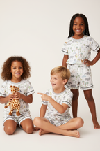 Safari Jungle Kids Night Suit - Shorts Detail