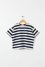 Bold Stripe Kids Co-ord Set - T-Shirt Detail
