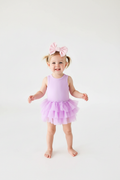 Lavender Tutu Baby Dress - Studio Shot 1