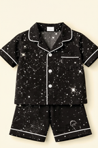 Galaxy Stars Kids Night Suit - Shirt Detail